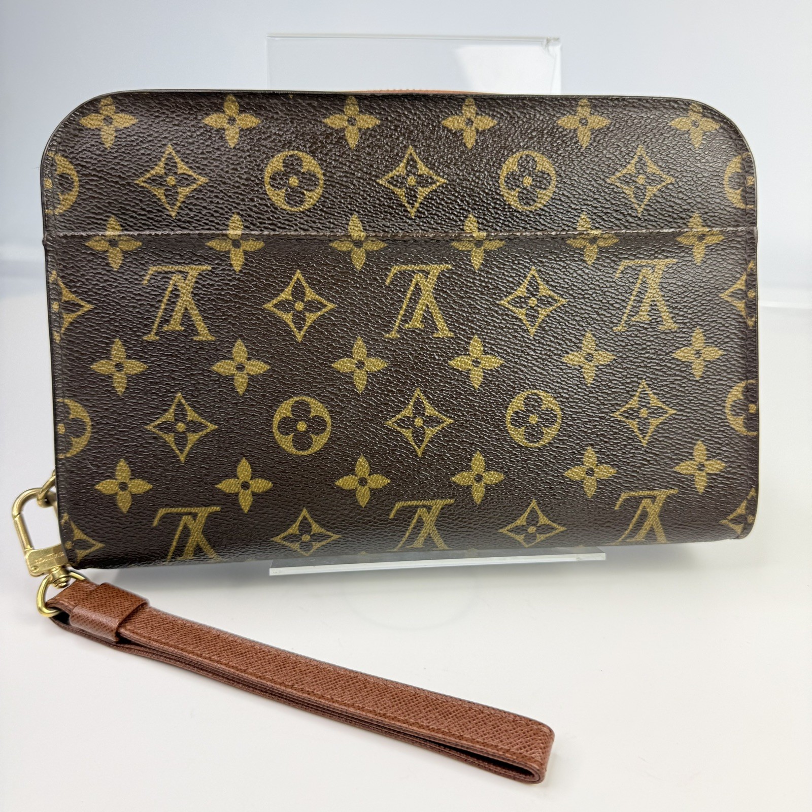 Authentic Vintage LOUIS VUITTON Monogram Orsay Clutch Bag