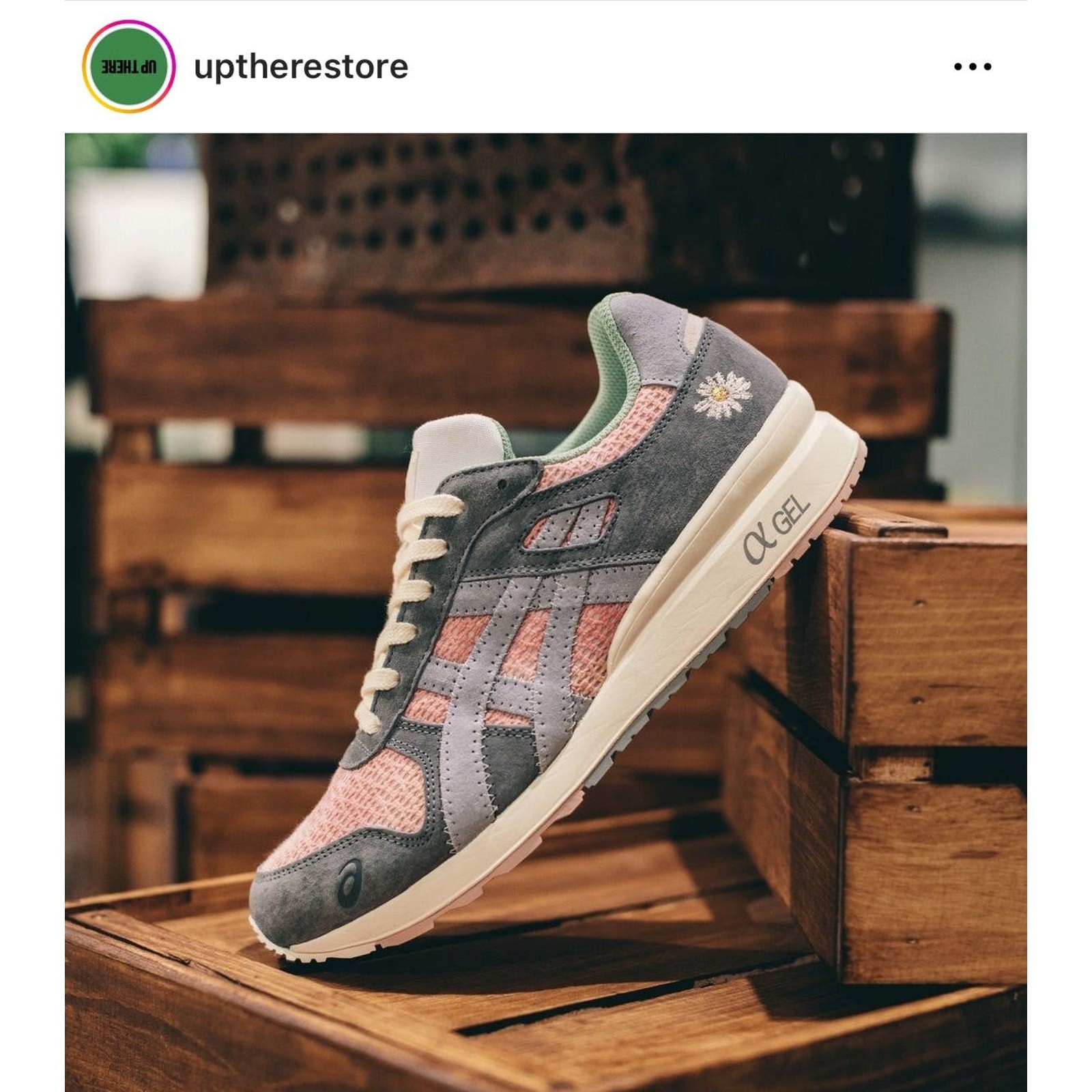 1201A510-021 asics x Up There Australia GT-ii METROPOLiS PiEDMONT GREY PiNK SAGE