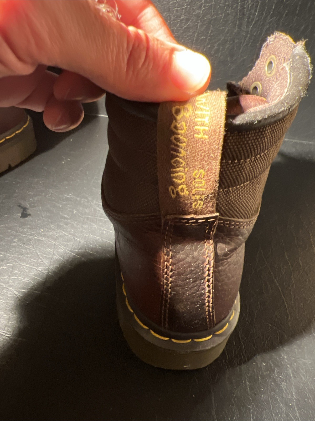 Dr. Martens Industrial Steel Toe Work Boots Brown Men’s US 7 UK 6 EU 39