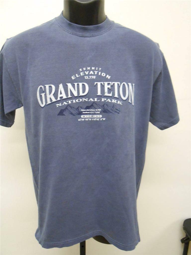 NEW Grand Teton National Park WY Wyoming Adult Mens Size S Small Shirt