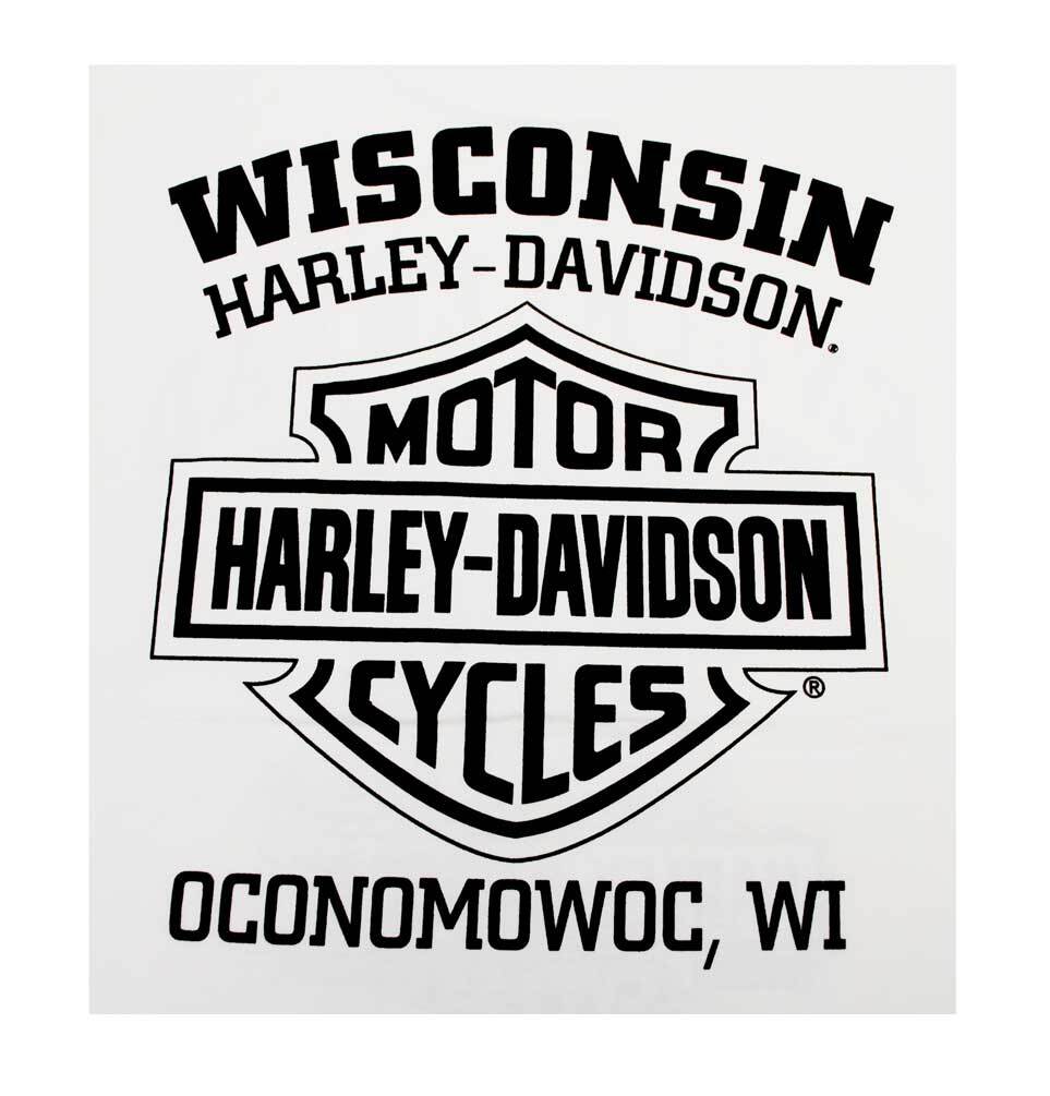 Harley-Davidson Men’s T-Shirt, Willie G Skull Short Sleeve Tee, White 30296643