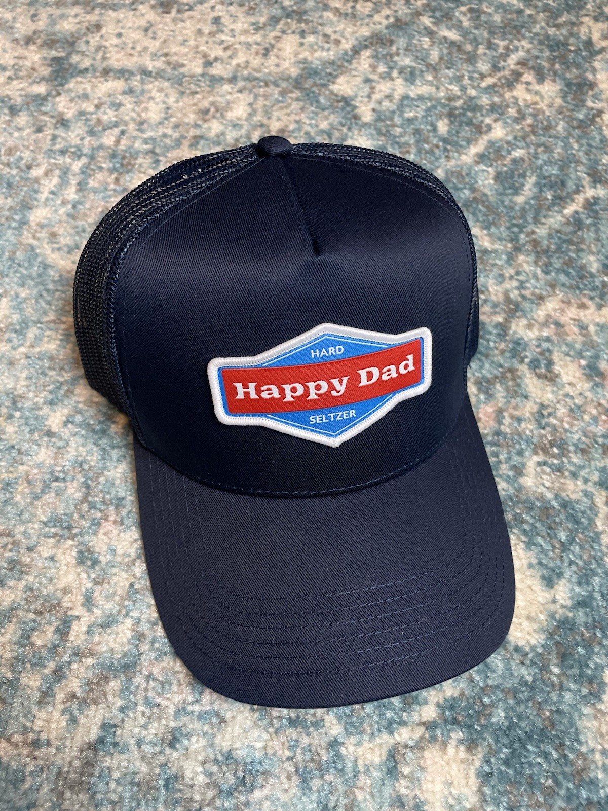 NWT Happy Dad Hat Dark Blue OG College Dad Hat Happy Dad Nelk
