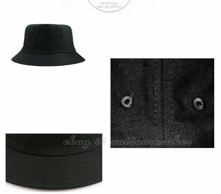 M-XL Large Men Women Bucket Hat Cap Fisherman Hat Casual Outdoor Sunproof Cap