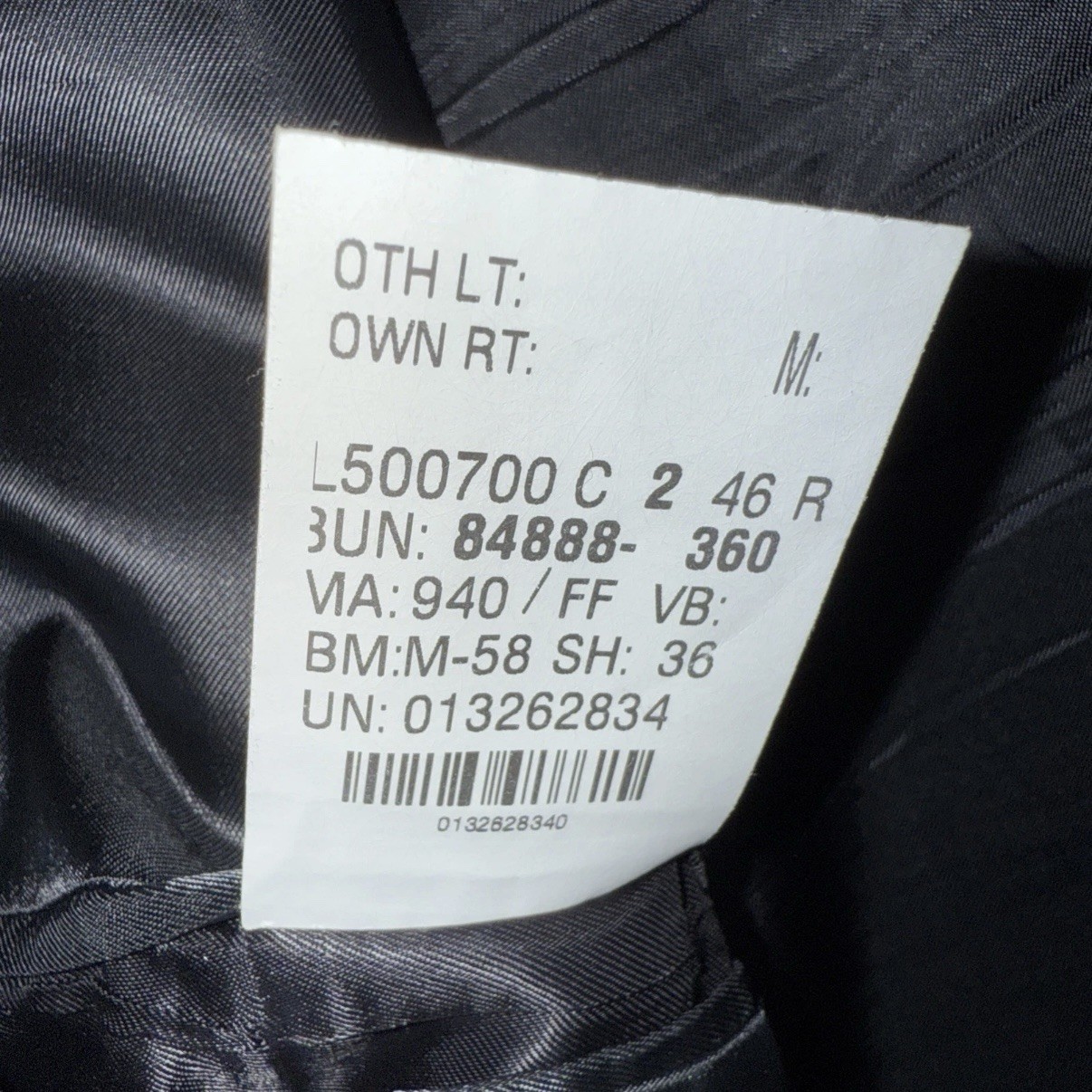 Vintage Ralph Ralph Lauren Jacket Black Wool Sport Coat Blazer Men’s 46R