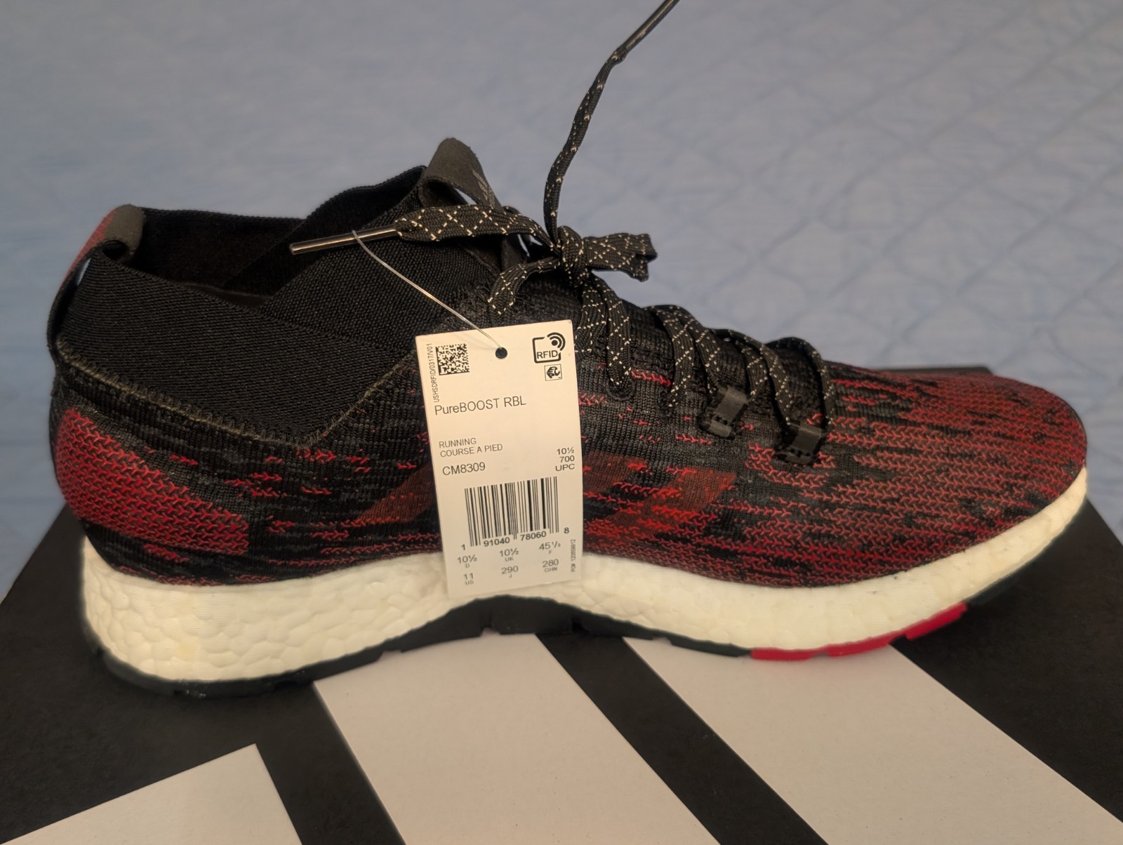adidas PureBOOST RBL – Red / Black | Men’s US 11 | CM8309