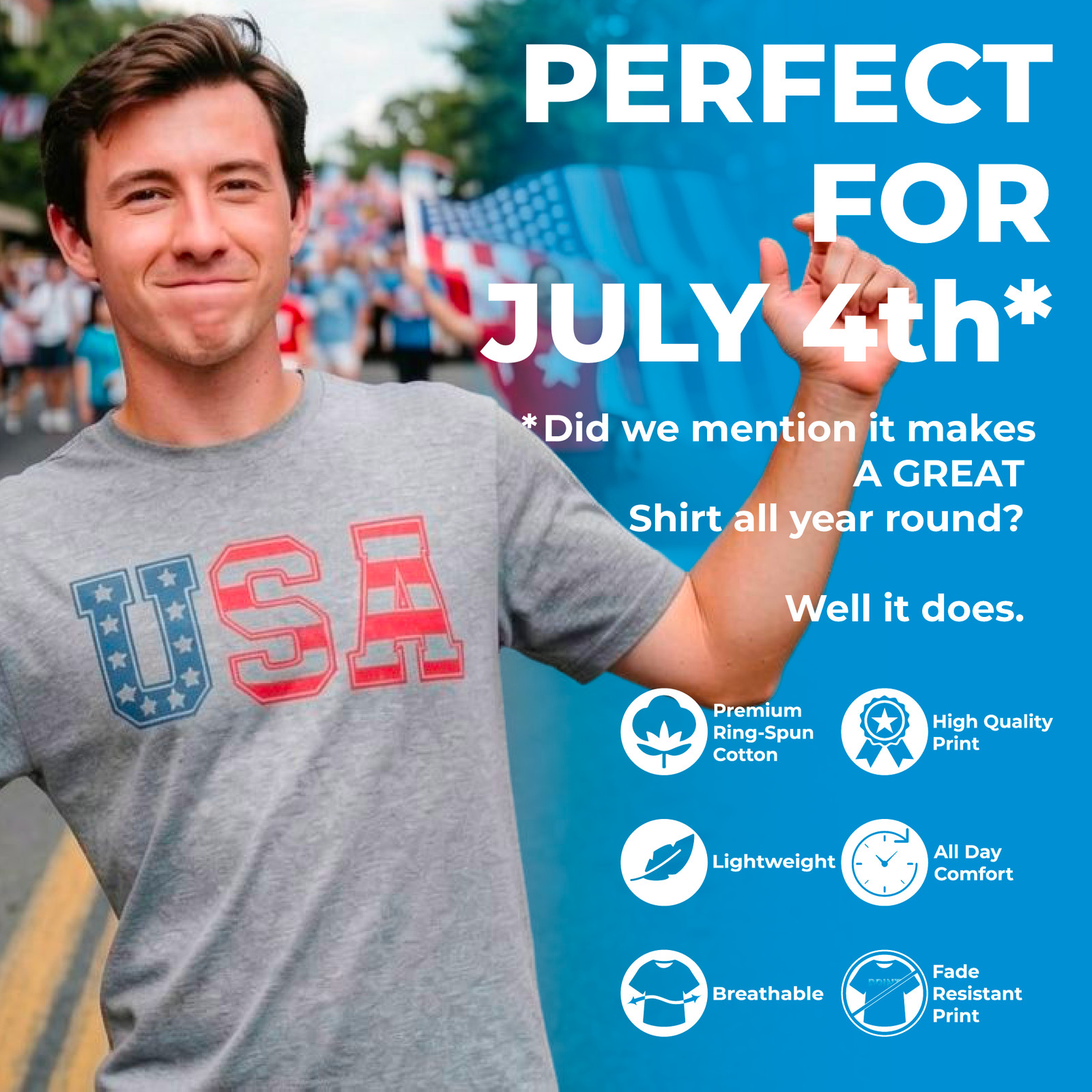 Mens Funny T Shirts Give Em The Bird Sarcastic Fourth Of July Graphic Novelty
