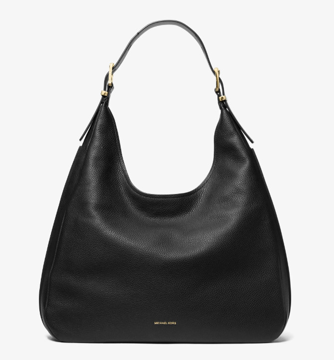 Michael Kors Nolita Pebbled Leather Hobo Shoulder Bag