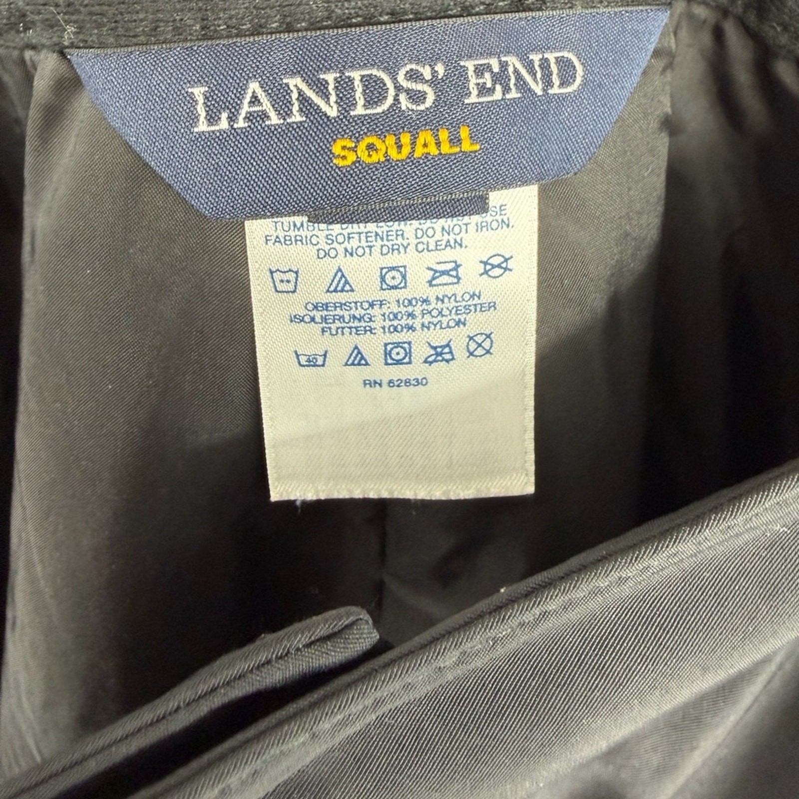 Lands’ End squall women’s 1X black snow pants water proof insulated outdoor