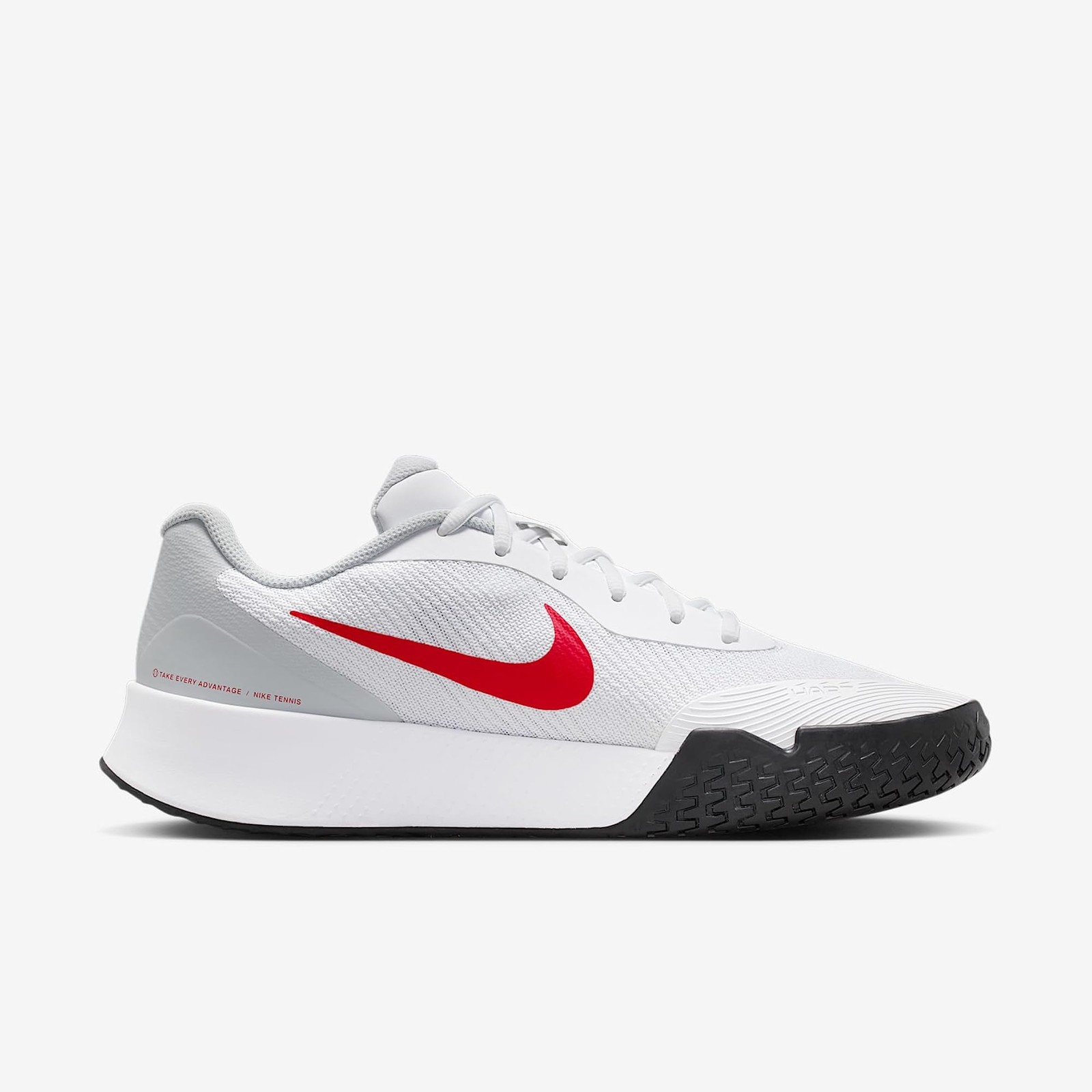 Nike Vapor Lite 3 Men’s Hard Court Tennis Shoes (White/Pure Platinum/Light Crims