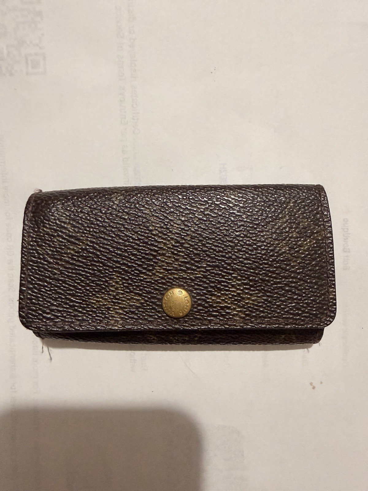 Louis Vuitton Monogram Canvas 4 Hooks Key Case Key Accessories RA 0013 France