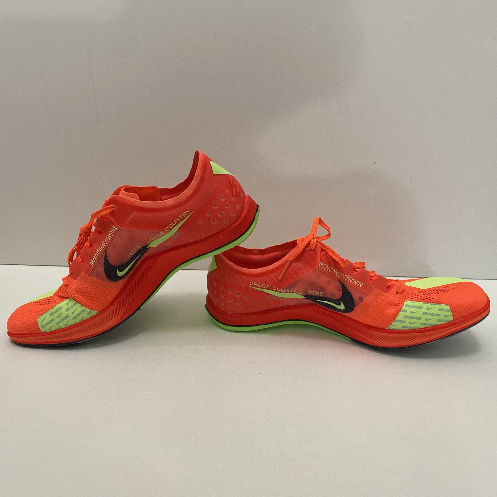 Men’s Nike ZoomX Dragonfly Cross Country Spikes With Two Spike Types Size 9.5