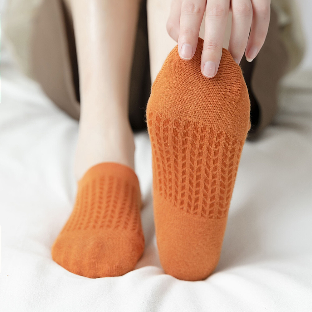 10 Pairs Women Invisible No Show Nonslip Loafer Low Cut Solid Cotton Socks 9-11