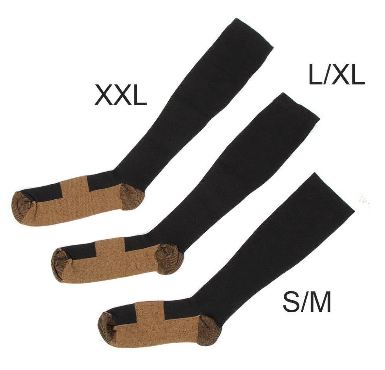 (8 pairs) Compression Socks Stockings Graduated Support Men’s Women’s S-XXXL