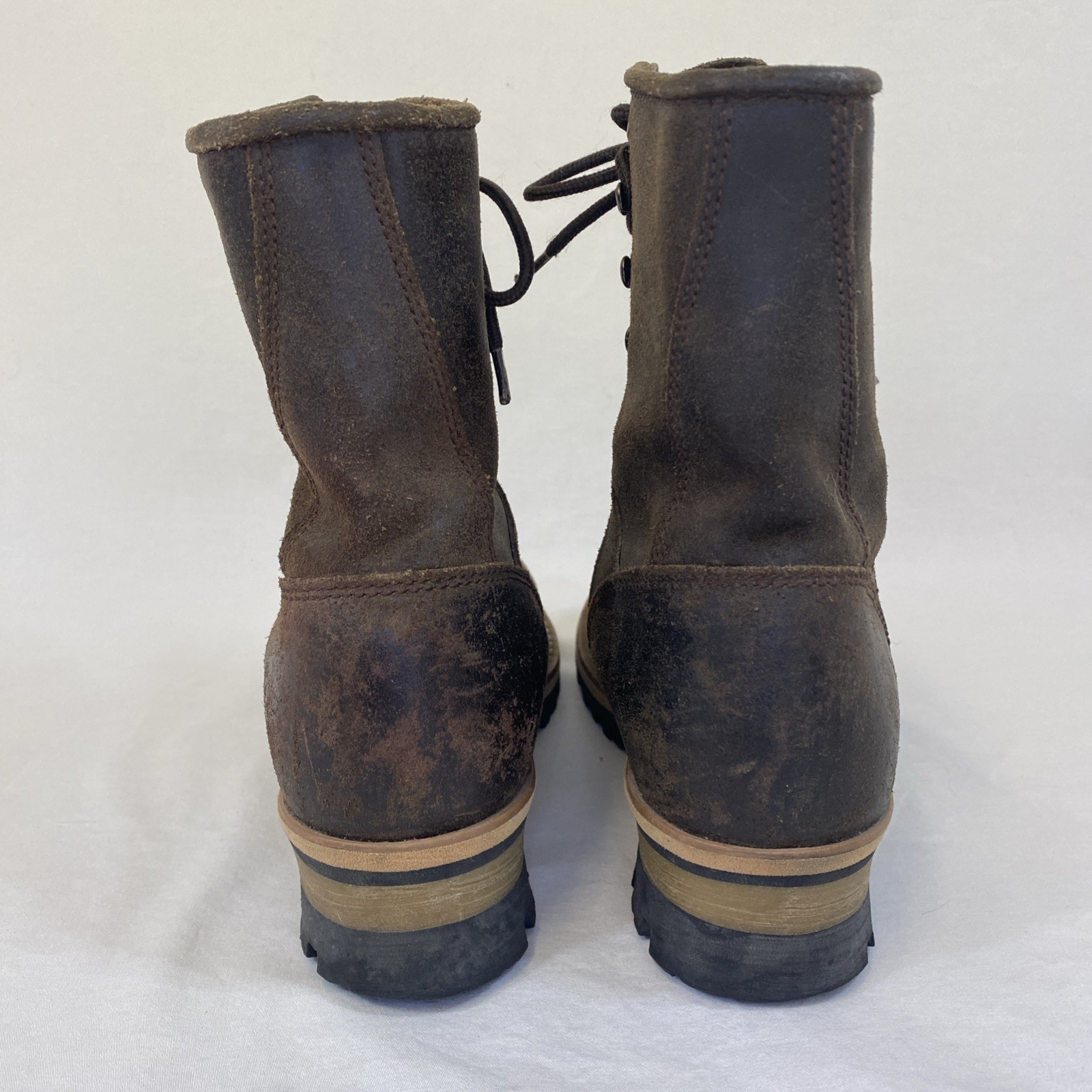 Georgia Boot 6.5 E Logger Split Leather Lug Sole G8223T Steampunk Cosplay