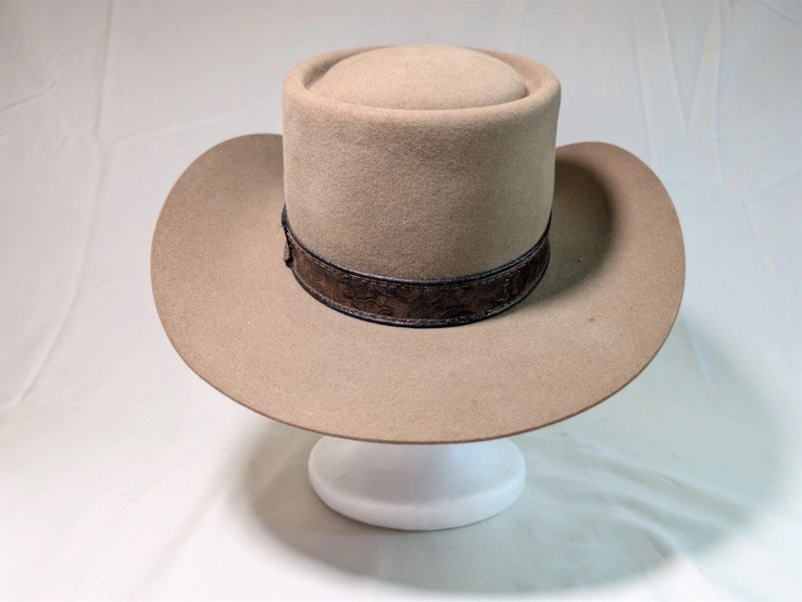 Stetson XXX 3X Beaver Revenger Cowboy Hat Gambler Flat Crown 7