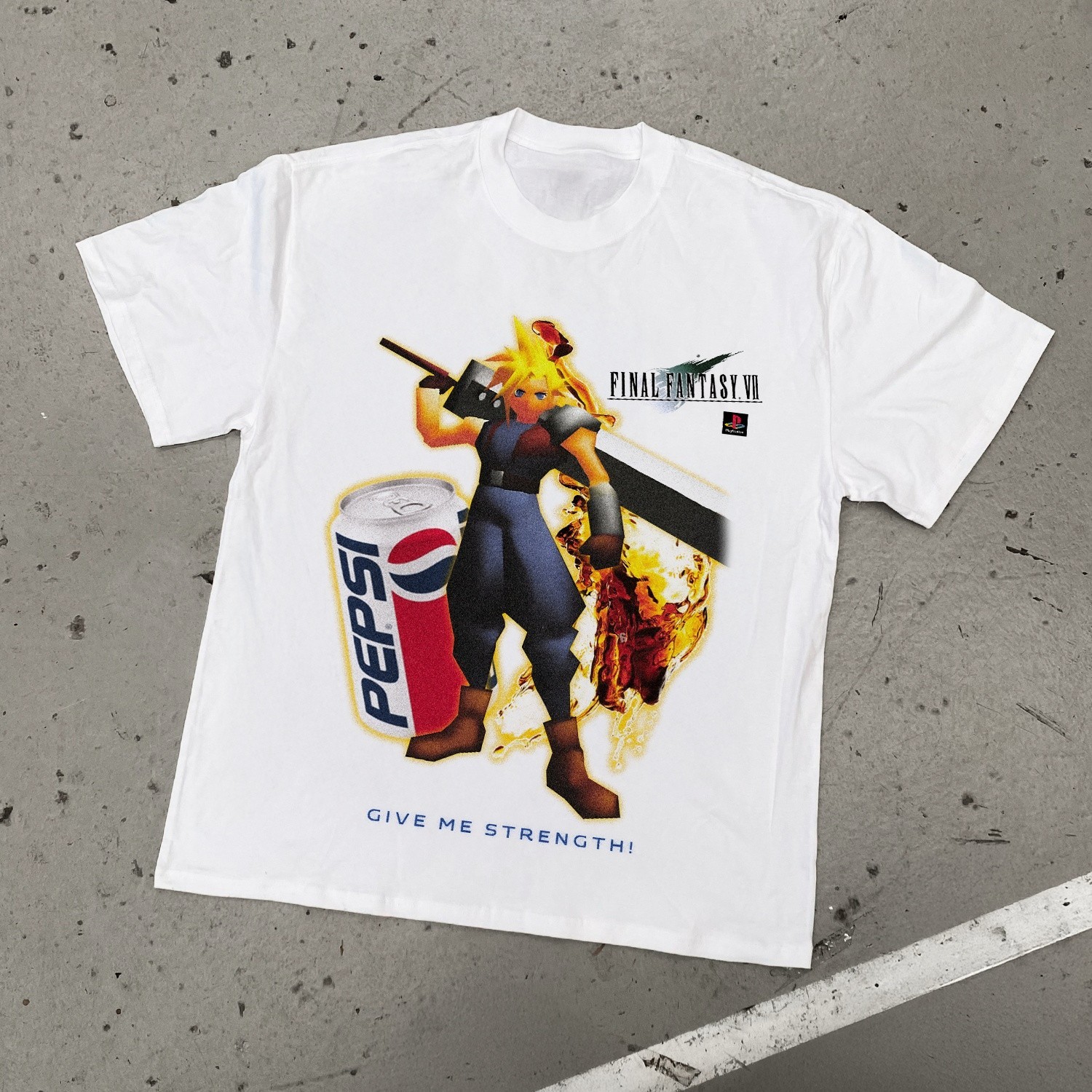 90s Nostalgia “Final Fantasy x Pepsi Cola” T-Shirt S-5XL