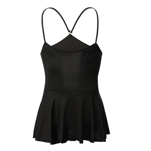 Men’s Sexy Mini Dress Spaghetti Strap Scoop U Neck Backless One Size Black