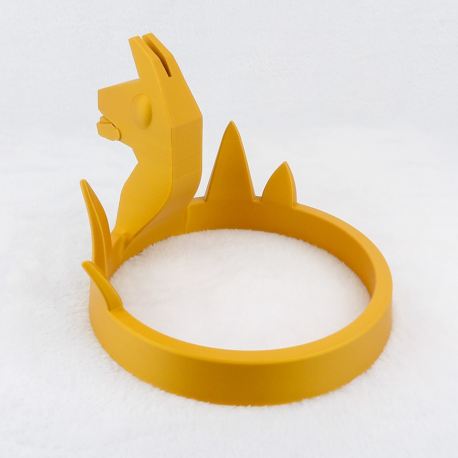 Gold Victory Crown 3D Printed Prop Cosplay Costume Gamer Gift 8.5 Inches Wide