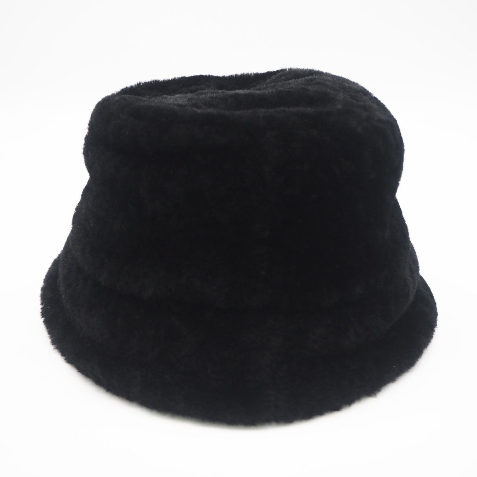 Loewe Women Hat Returns Accepted Within 3 Days Shearling Embroidered Logo Bucket