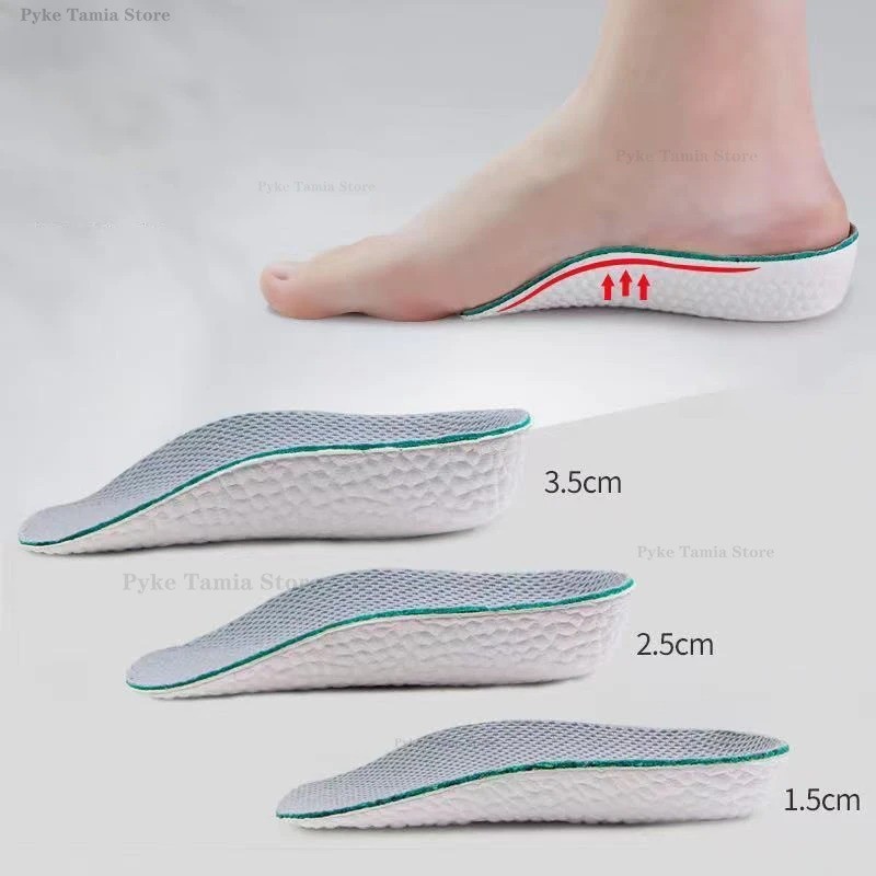 Shoe Insoles Inserts Pad Invisible Height Increase Heel Lift Taller Men Women US