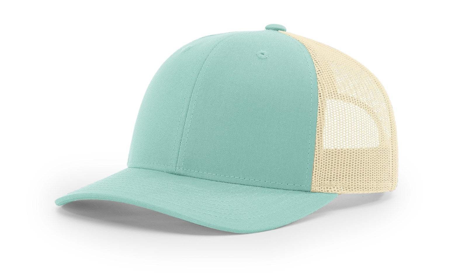 Richardson 115 Trucker Hat Low Profile Snapback 6 Panel Hat Trucker Cap MD/LG