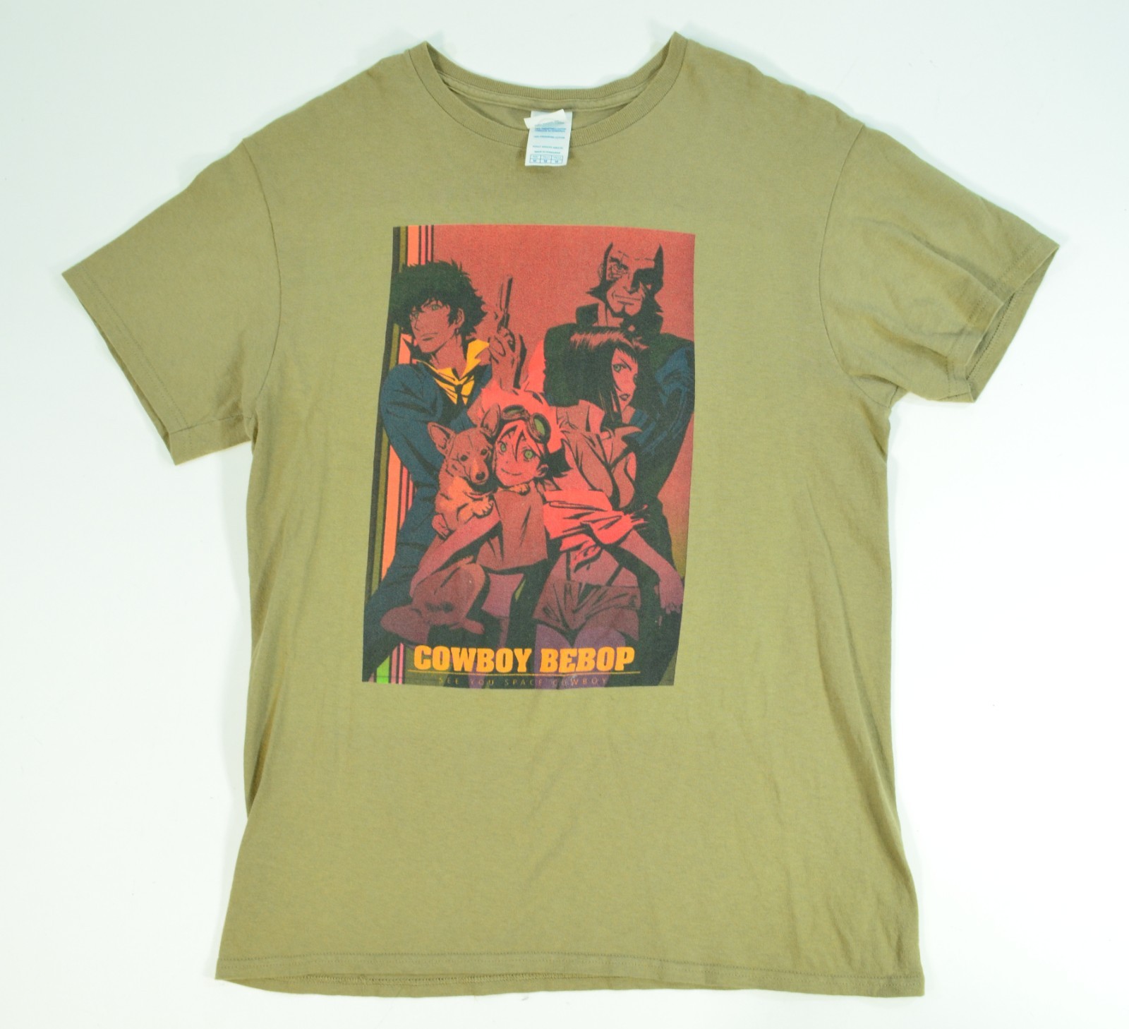 Cowboy Bebop Anime See You Space Delta Tag Y2K Shirt Medium