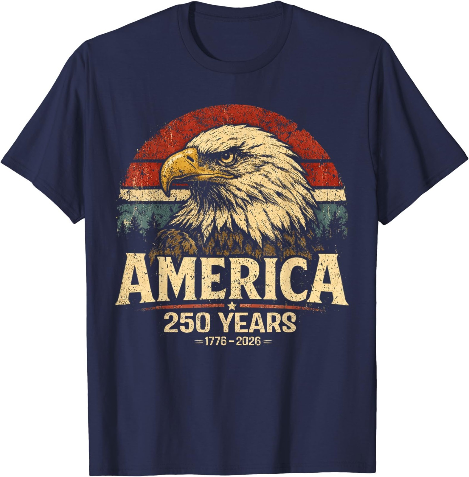 America Retro 250 Years 250th Anniversary USA 1776 2026 T-Shirt