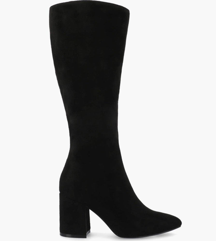 Journee Collection Ameylia Knee High Boots Black US Size 8.5W (Wide Calf)