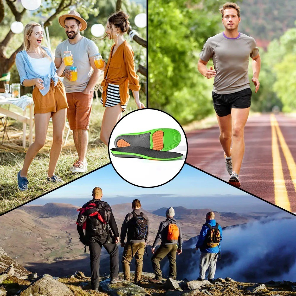 Arch Support Insoles Shock Absorbing Sports Foot Pads for Flat Feet