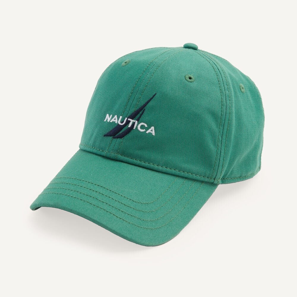 Nautica Men’s Embroidered Logo Cap Chino Twill Baseball Cap Adjustable One Size