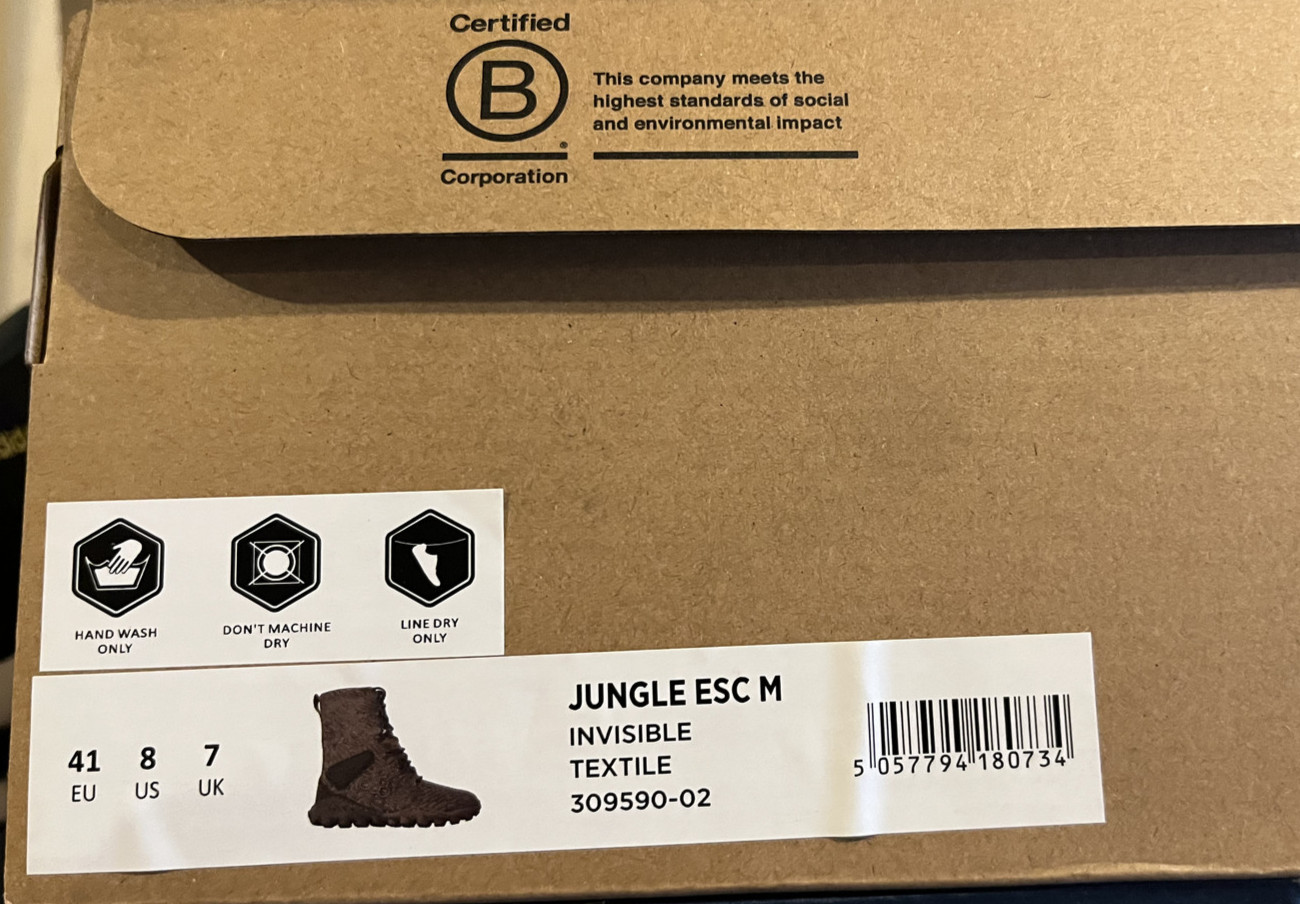 VivoBarefoot Jungle ESC WATER RESISTANT Hiking Boots Minimalist Barefoot Shoes
