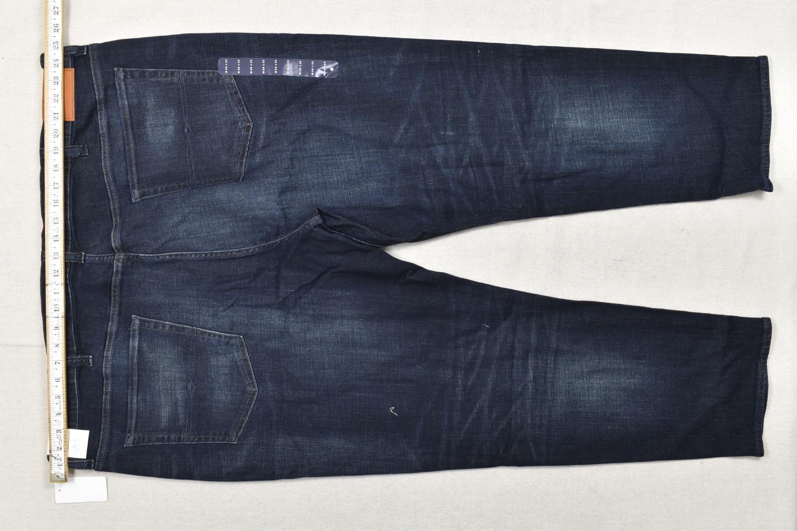 LUCKY BRAND MEN’S ATHLETIC TAPERED DENIM JEANS BLUE COOL MAX 50X32 COTTON NEW