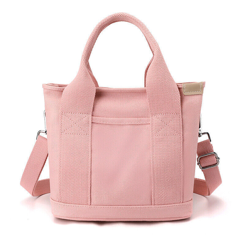 New Women Large Capacity Handbags & Shoulder Bags Canvas Tote Bag Zip Crossbody
