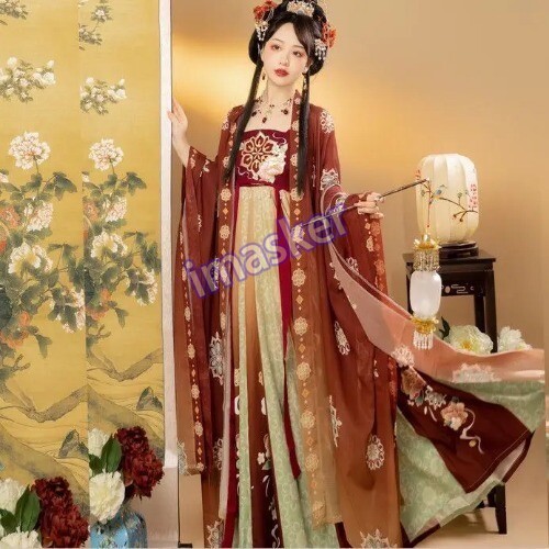 Oversized 8XL Hanfu Dress Women Chinese Ancient Traditional HanfuCosplay Costume