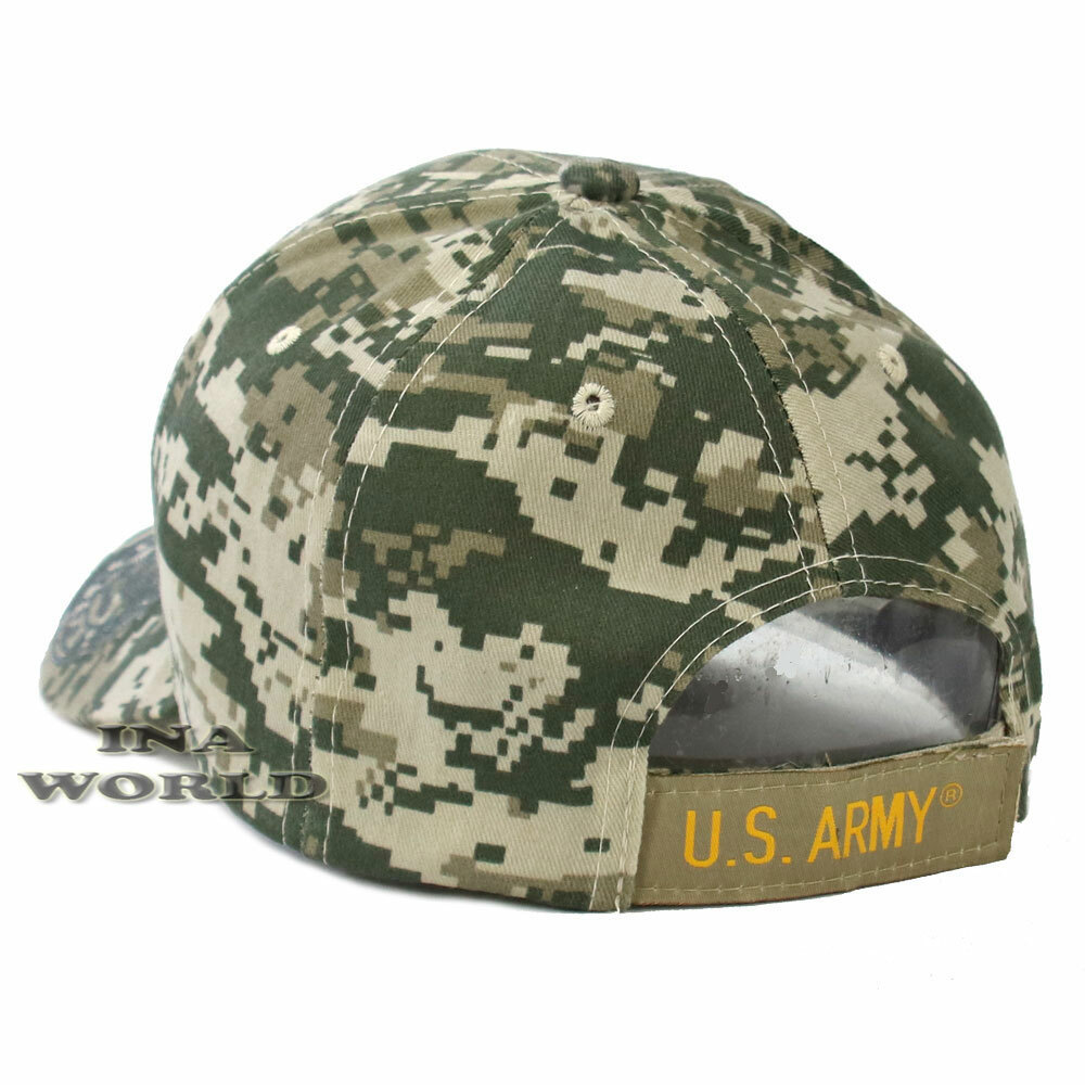 U.S. ARMY Hat Military ARMY RETIRED Official Licensed Baseball Cap- ACU Camo