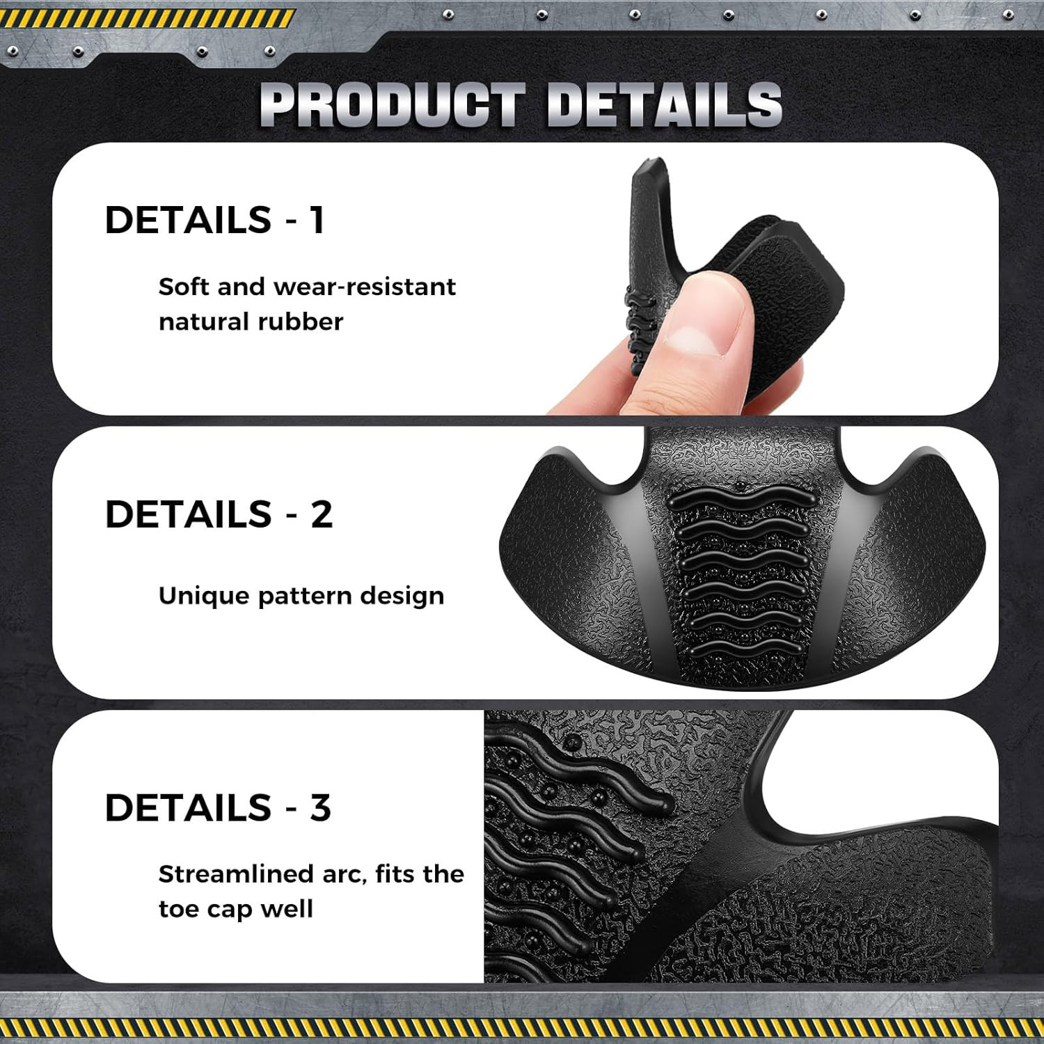 Boot Toe Protectors Boot Guards Work Protector Work Toe Cover for Camping Climbi