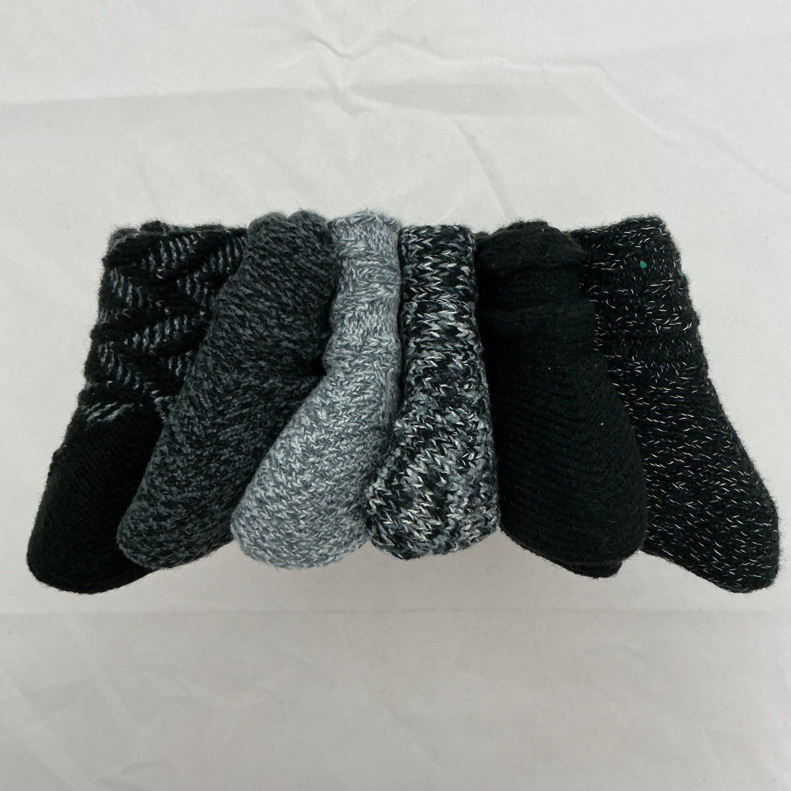 BEARPAW Womens Knit Boot Socks Cozy Comfort Crew 6 Pair Set Winter Warm NWT