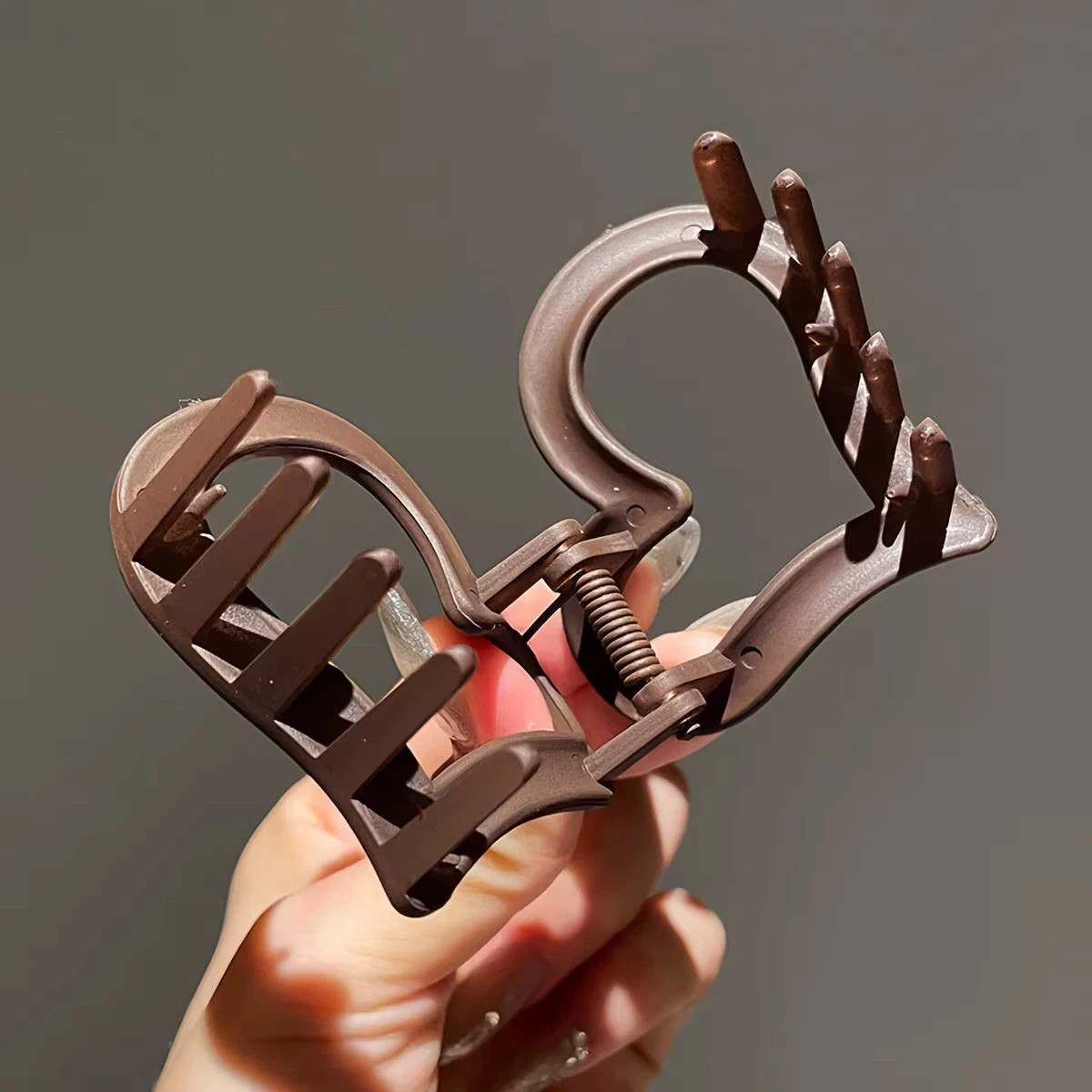 Luxury Women’s Frosted Hair Claw Clip Set (10PCS)