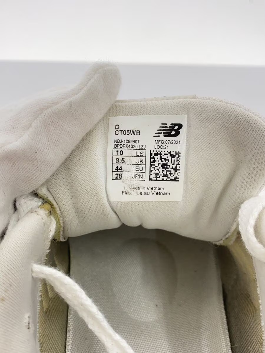 New Balance Low-Cut Sneakers/28Cm/Wht/Ct05Wb// BFD59