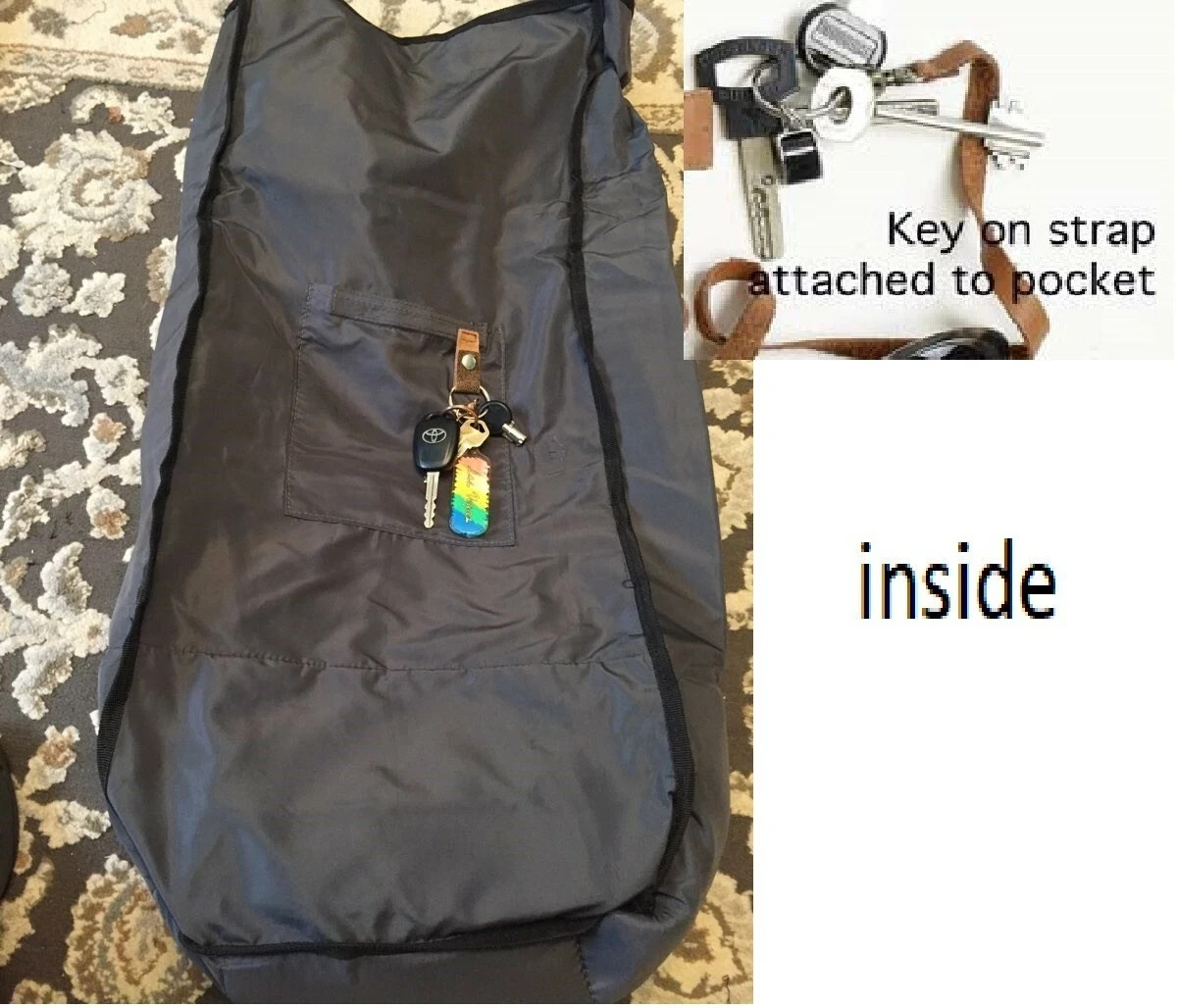 LOT of 2 Backpack BLUE Multifunction Travel Handbag Crossbody Bag 25L Business