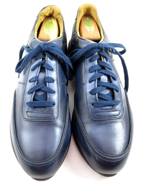 Allen Edmonds “BRENTWOOD” Reserve Lace-Up Leather Dress Sneakers 11 D Navy (787N