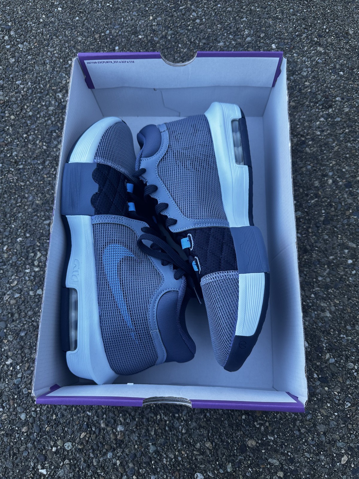 Nike LeBron Witness 8 Ashen Slate Sierra Canyon Basketball FB2239-400 Size 9-13
