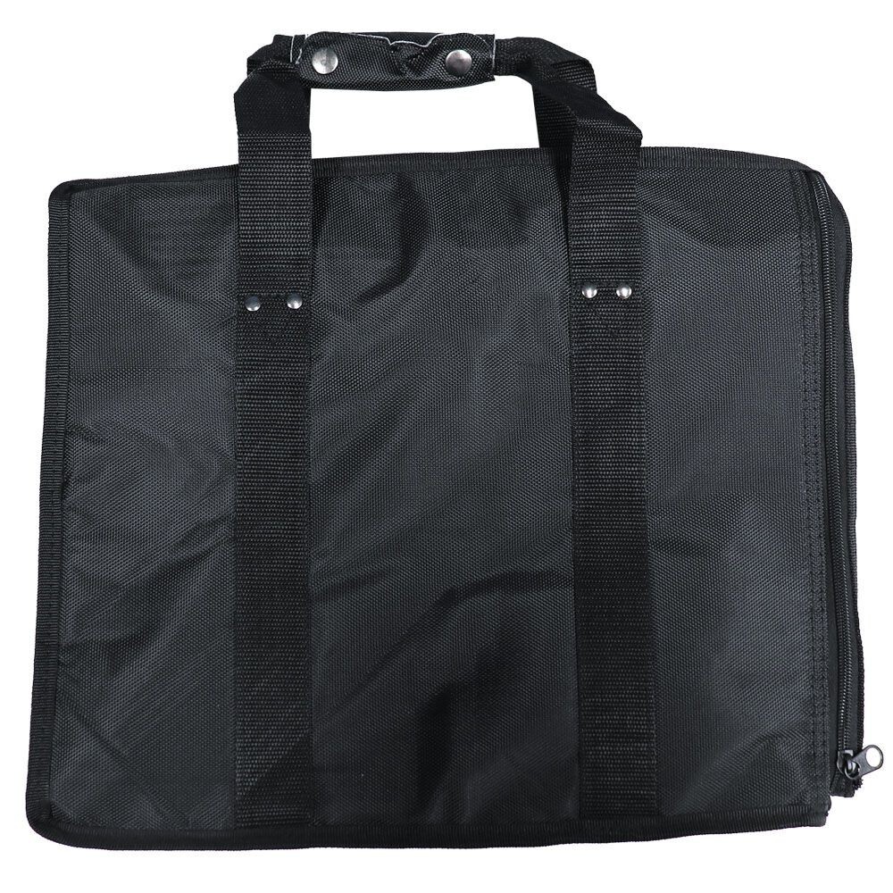 Black Water Resistant Jewelry Tray Carrying Case, Holds 12 1″ Trays