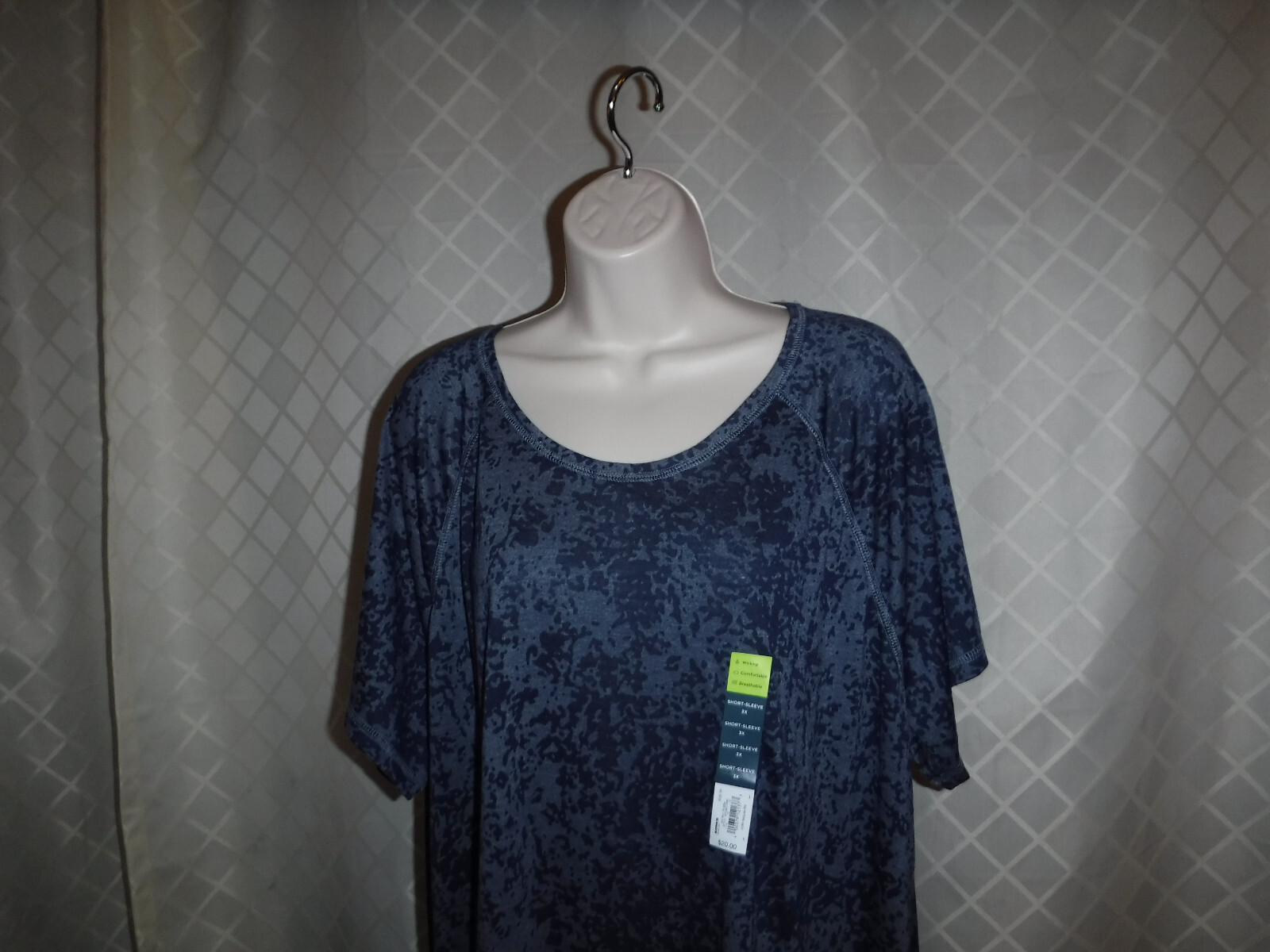 Size Plus Short Sleeve Active T-Shirts ,3X,2X,1X,Tek Gear Many Colors NWT