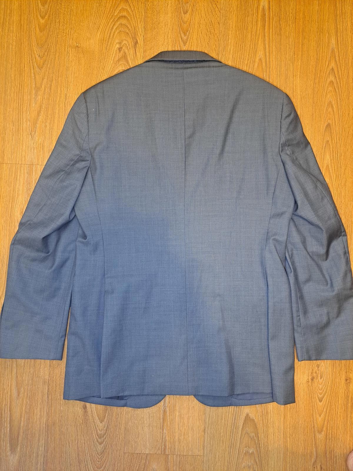 Jos A Bank Sport Coat Mens 43L Gray Wool Double Vented