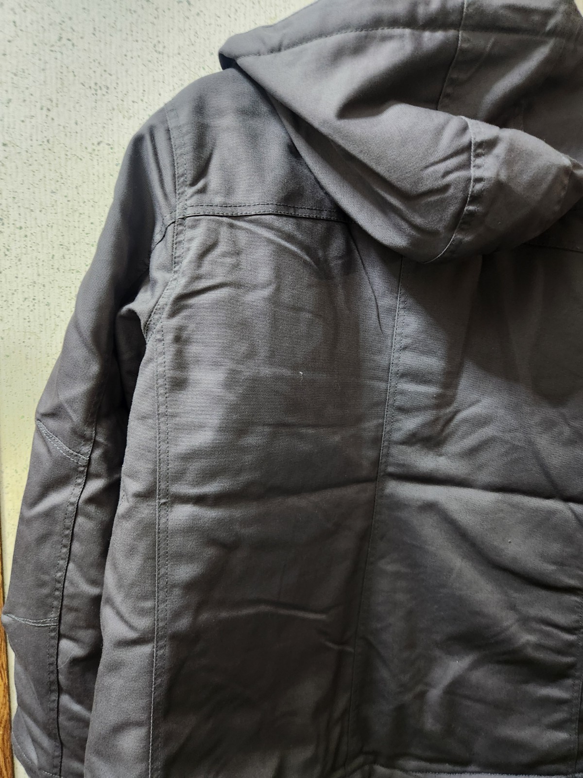 Ariat Rebar Insulated Jacket DuraCanvas Women’s 1X Grey Wind Abrasion Resistant