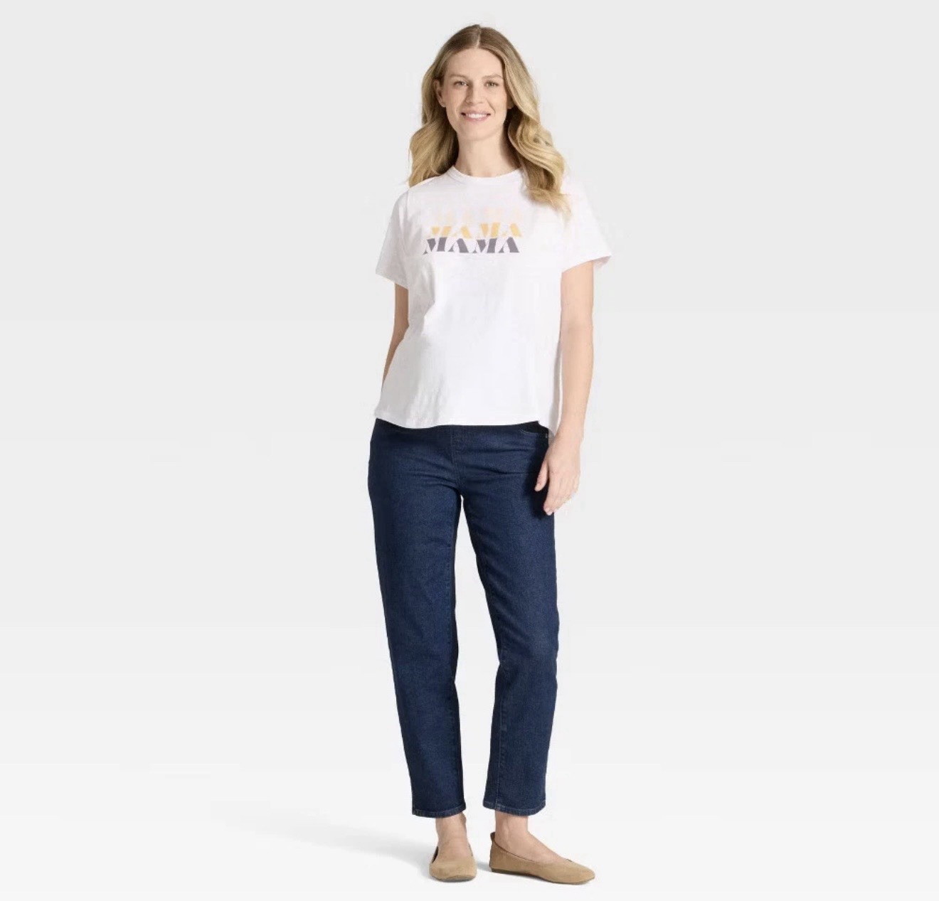 Over The Belly 80’s Slim Maternity Jeans – Isabel Maternity by Ingrid Size 6