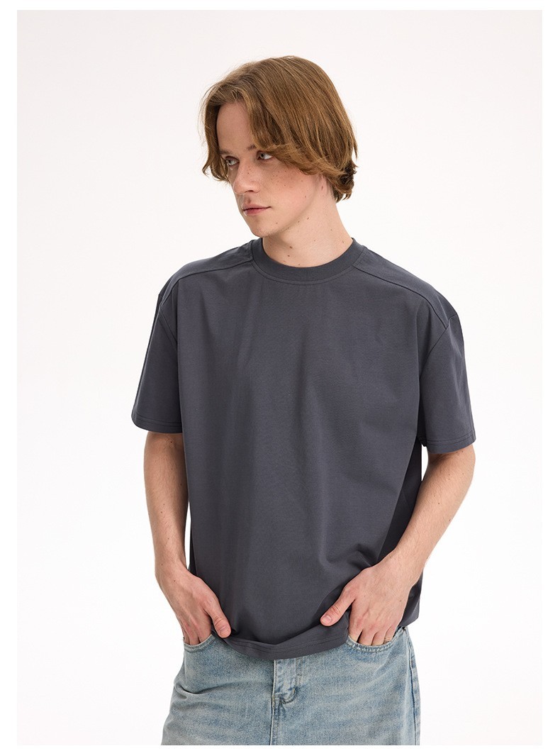 Unisex Premiun Cotton T-SHIRT Cooling SOLID Blank Tee Casual Work Top S-XL