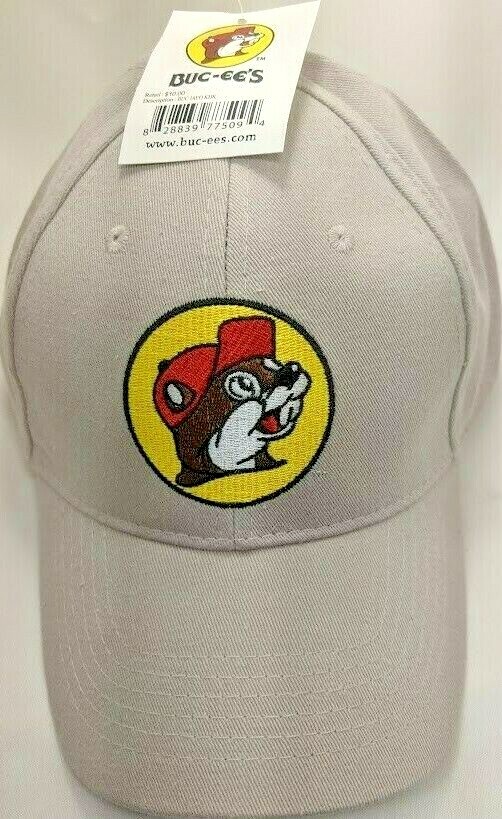 NEW Khaki Buc-ee’s Logo Bucees Bucky’s Buckeys Gas Station Beaver Hat Cap Adult