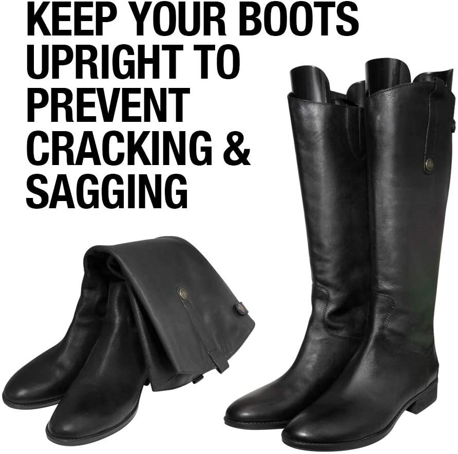 Moneysworth & Best Deluxe Boot Shapers/Trees w/Hanger Hook – 1 Pair
